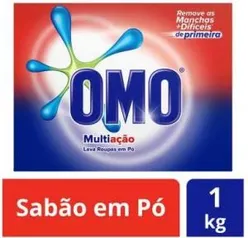 [App - Magazine Luiza] Sabão em pó OMO Multiação - 1kg - R$6,99