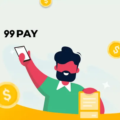 [99PAY] R$9 OFF ao pagar boleto ou fazer uma recarga de celular