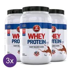 Kit 3x Whey Protein Pré Midway 1kg - R$105