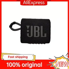 JBL-GO3 Alto-falante Bluetooth sem fio, alto-falante portátil à prova d'água, alto-falantes ao ar livre, som Sport Bass, Mini Subwoofer, GO 3