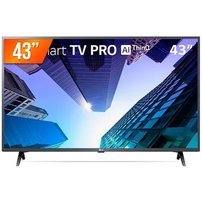 Smart Tv Led Pro 43`` - Full Hd Lg 43Lm631C0Sb.Bwz 3 Hdmi 2 Usb Wi-Fi Conversor Digital