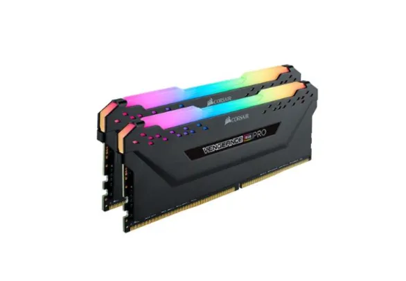 Memória Corsair Vengeance RGB Pro 32GB (2x16GB) 3600MHz DDR4 C18 Black - CMW32GX4M2D3600C18