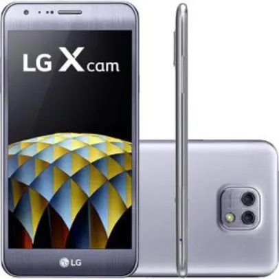 Smartphone LG X Cam Dual Chip Android 6.0 Marshmallow Tela 5.2" 16GB 4G Câmera 13MP - Titânio por R$ 615