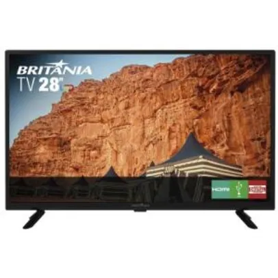 TV LED 28'' Britânia BTV28G50D HD com Conversor Digital | R$499
