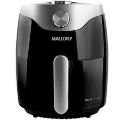 Fritadeira Sem óleo Air Fryer Mallory Smart Fryer 3l Preto Com Prata 220v