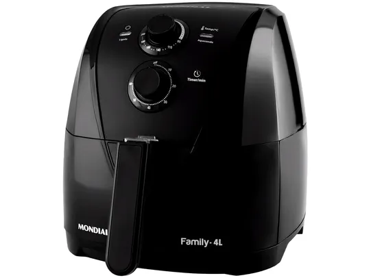 [Magalu] Fritadeira Elétrica sem Óleo/Air Fryer Mondial - AFN-40-BF Preta com Timer