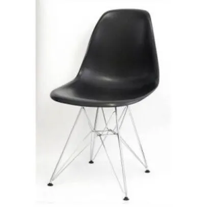 Saindo por R$ 99: Cadeira Eames Dkr Preto Or Design | R$99 | Pelando
