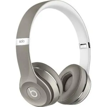 [Cartão Americanas] SOMENTE APP - Fone de Ouvido Beats Solo 2 Luxe Edition Headphone Prata | R$285