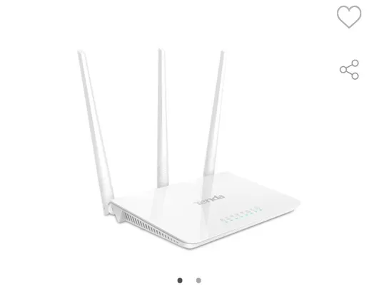 Roteador Tenda Wireless, 300 MBPS, 3 Antenas Externas - F3