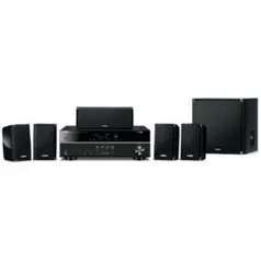 Home Theater Yamaha In A Box YHT-1840BL Bivolt Preto 600W RMS com 5.1 Canais