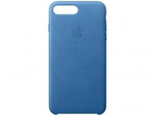 Saindo por R$ 58: Capa de couro para iPhone 8 Plus / 7 Plus - Azul Mar (MMYH2ZM/A) | Pelando