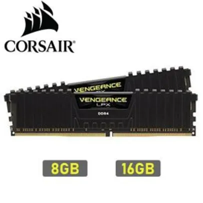 Memória Corsair 8GB 2400++ - R$151
