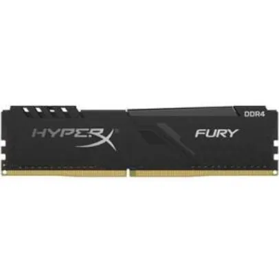Memória HyperX Fury, 8GB, 2400MHz, DDR4, CL15, Preto
