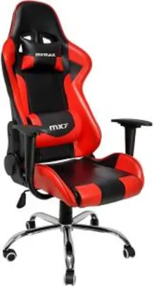 Saindo por R$ 649: [Prime]Cadeira Gamer Mx7, Mymax, Vermelho/ Preto | Pelando