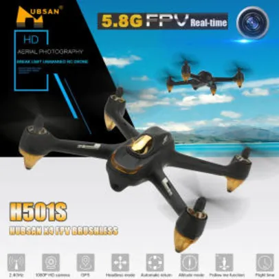 Saindo por R$ 608: Drone Quadricóptero Hubsan H501S X4 - R$607,97 | Pelando