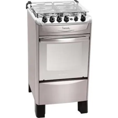 Fogão à Gás Fastcook 4 Bocas Inox Atlas - Bivolt - R$ 499,99