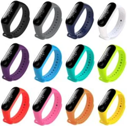 12 pulseiras para Mi Band 4 | R$ 50