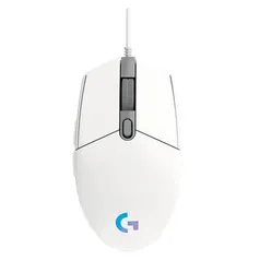 Mouse Gamer Logitech G102 com fio - Iluminação RGB Lightsync 2, 8.000dpi