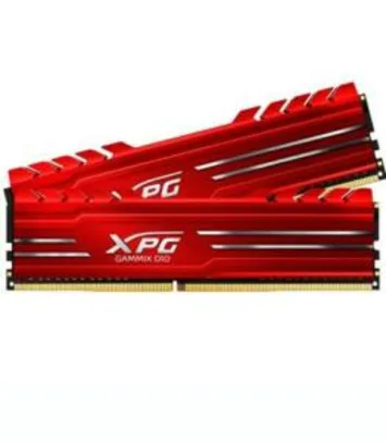 Memória XPG Gammix D10, 16GB (2x8GB), 2666Hz, DDR4, CL16, Vermelho