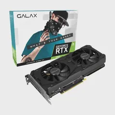 Placa de Vídeo Galax nvidia GeForce rtx 3060 1-Click oc 12GB GDDR6 lhr hdmi/dp 36NOL7MD1VOC