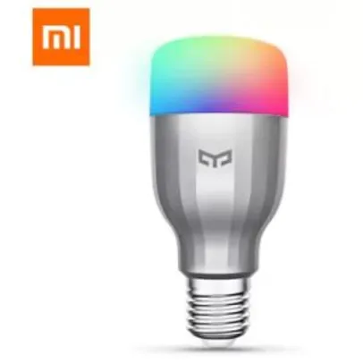 Lâmpada LED Inteligente Xiaomi Yeelight AC220V RGBW E27 - R$55