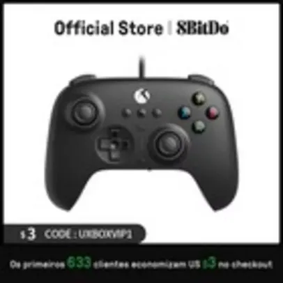 Gamepad 8BITDO 82CE Compatível com Xbox série X, Xbox série S, Xbox One, Pc 