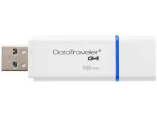 2/5 Pen Drive 16GB Kingston Data Traveler G4 - USB 3.0 - R$ 27