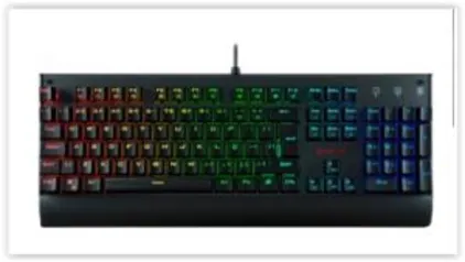 Teclado Mecânico Gamer Redragon Kala RGB, Switch Blue, ABNT-2, K557RGB R$ 289