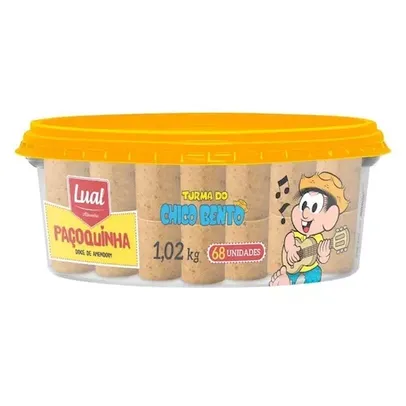 Paçoca Rolha Desembalada Lual 15g - Pote 1,02kg UN