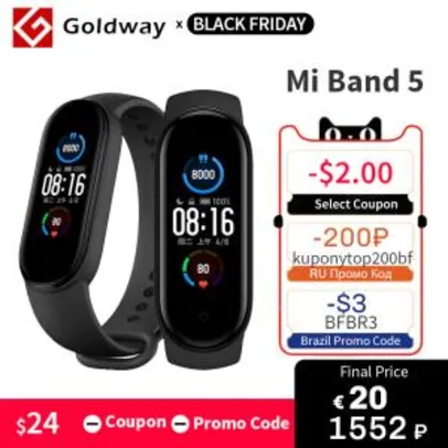 Xiaomi mi band 5 CN version | R$130