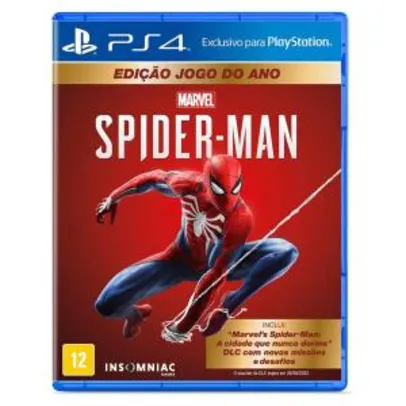 [30% OFF] Jogo Marvel's Spider-Man - Game Of The Year Edition - PS4