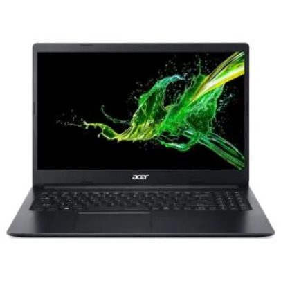 Notebook Acer Aspire 3 Celeron, 4GB, 1TB, Endless - A315-34-C6ZS | R$1.800