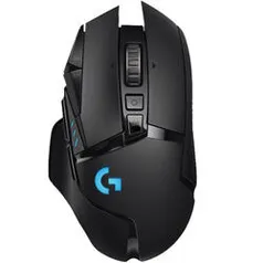 Mouse Gamer Logitech G502 - Wireless - Preto - 205