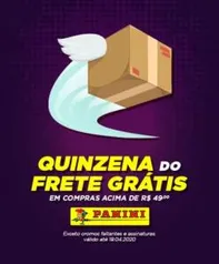 Panini está com Frete Grátis