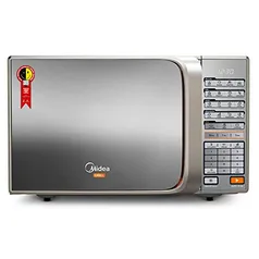 Microondas Grill, 30L, Prata Espelhado, 220v, Midea