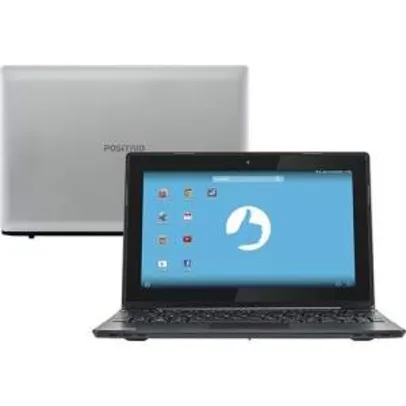[Americanas] Notebook Positivo SX1000 Android Dual Core 2GB 16GB Tela LED 10.1" Touchscreen - Prata/Preto por R$ 608