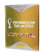 Álbum Capa Dura Ouro Copa Do Mundo Qatar 2022