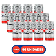 Cerveja Budweiser American Lager Lata 269 ml 96 Unidades