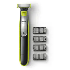 Barbeador Elétrico Philips Oneblade QP2530 com Quatro Pentes - Bivolt