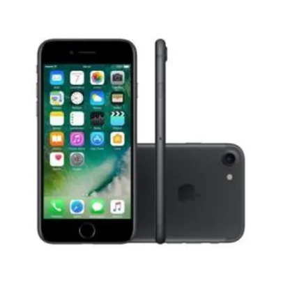 iPhone 7 32GB Preto Matte Tela 4.7" iOS 10 Apple - R$2565