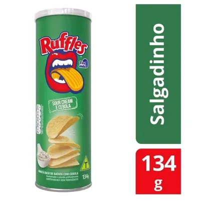 [C.OURO] Ruffles Tira Onda Sour Cream e Cebola 134g | R$5,66