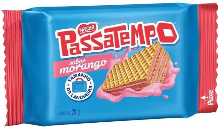 [PRIME + Rec] Biscoito Mini Wafer Morango Passatempo 20g | R$0,79