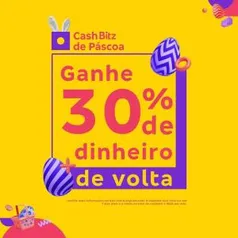 CashBitz de Páscoa | Ganhe 30% de dinheiro de volta