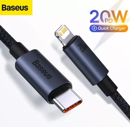 Cabo De Carregamento Rápido Baseus PD 20W USB-C iPhone