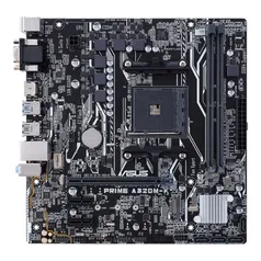 Placa Mãe Asus Prime A320M-K, Chipset A320, AMD AM4, mATX, DDR4 | R$ 479