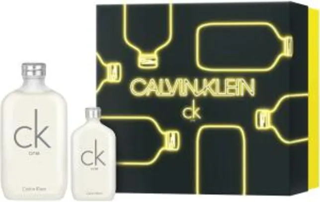 [Prime] KIT Calvin Klein CK ONE (EDT 200ml + EDT 50ml), Calvin Klein CK | R$ 279