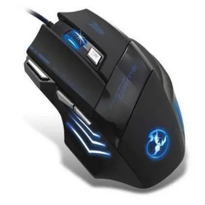 Mouse Gamer Led Alta Precisão Jogos War Pc Notebook 2400 Dpi