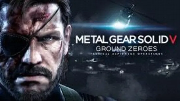 PC STEAM - Metal Gear Solid V: Ground Zeroes | R$3,55
