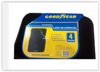 Carpete Universal Goodyear GY-CM330-C com 4 Peças