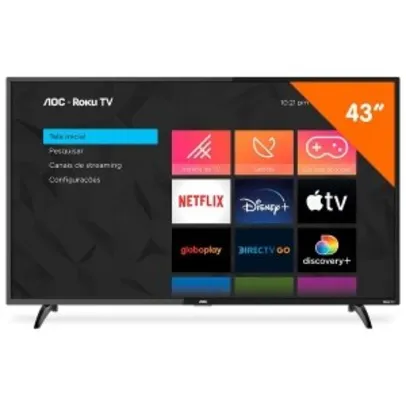 Smart TV AOC 43 Full HD LED, HDMI, USB, 43S5135/78